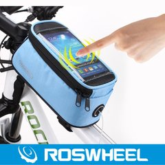 Велосипедная сумка Roswheel 6.5" велосумка для смартфона на раму 12496 L Blue