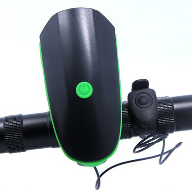 Передняя велосипедная фара Robesbon 7588 велофонарь USB Green