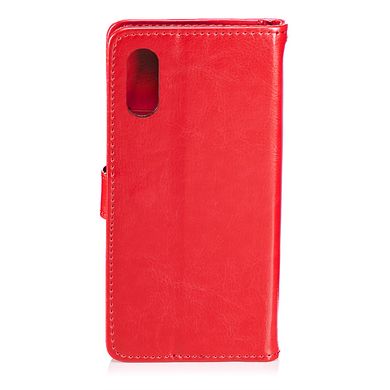 Чохол Idewei для Samsung Galaxy A02 / A022 книжка шкіра PU з візитниці червоний