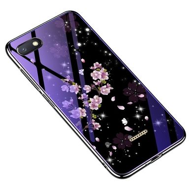 Чохол Glass-case для Xiaomi Redmi 6A бампер накладка Sakura