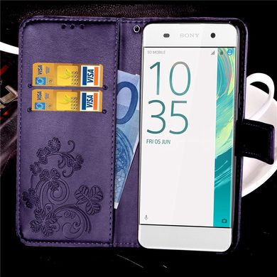 Чохол Clover для Sony Xperia X Dual F5122 Книжка шкіра PU фіолетовий