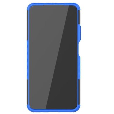 Чохол Armor для Xiaomi Poco M3 бампер протиударний з підставкою Blue