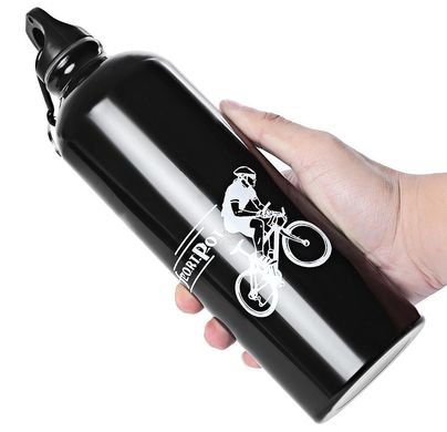Велосипедная Фляга Robesbon алюминиевая Black