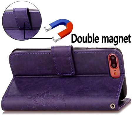 Чехол Clover для IPhone 7 Plus / 8 Plus Книжка кожа PU фиолетовый
