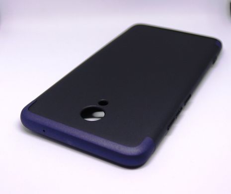 Чохол GKK 360 для Meizu M5 Note бампер оригінальний накладка Black-Blue