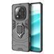 Чехол Iron Ring для Xiaomi Redmi Note 14 Pro 4G бампер противоударный с подставкой кольцом Black