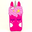 Чехол 3D Toy для Iphone 7 / 8 Бампер резиновый Единорог Pink