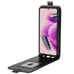Чехол IETP для Xiaomi Redmi Note 12S флип вертикальный кожа PU черный