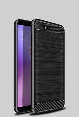 Чохол Carbon для Huawei Y6 2018 бампер чорний