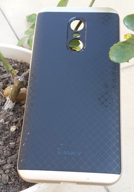 Чехол Ipaky для Xiaomi Redmi 5 Pus (5.99") бампер оригинальный Gold