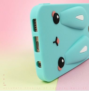 Чехол Funny-Bunny 3D для Huawei P Smart Plus / INE-LX1 Бампер резиновый голубой