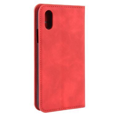 Чехол Taba Retro-Skin для iPhone XS Max книжка кожа PU с визитницей красный