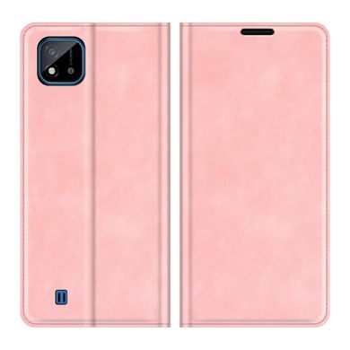 Чехол Taba Retro-Skin для Realme C11 2021 книжка кожа PU с визитницей розовый