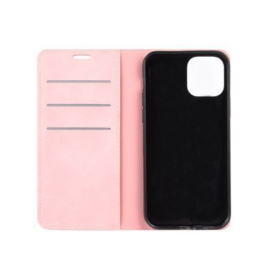 Чехол Taba Retro-Skin для Iphone 12 книжка с визитницей кожа PU розовый