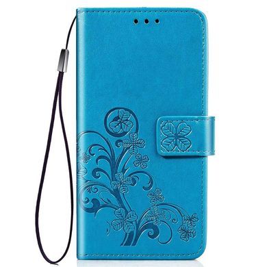 Чехол Clover для Xiaomi Redmi Note 8 книжка кожа PU голубой