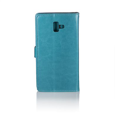 Чехол Idewei для Samsung Galaxy J6 Plus 2018 / J610 / J6 Prime книжка кожа PU голубой