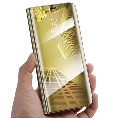 Чехол Mirror для Samsung J6 Plus 2018 / J610 / J6 Prime книжка зеркальный Clear View Gold