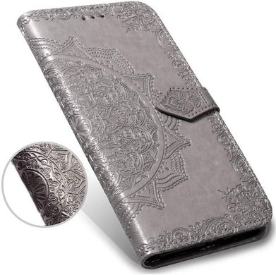 Чехол Vintage для Iphone 5 / 5s / SE книжка кожа PU серый