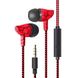 Навушники Lapu LP-T9 вакуумні Red