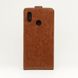 Чехол Idewei для Xiaomi Redmi 7 кожа PU Флип вертикальный коричневый
