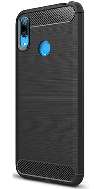 Чохол Carbon для Huawei Y7 2019 бампер оригінальний Black