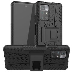 Чехол Armor для Xiaomi Redmi Note 11 4G противоударный бампер Black