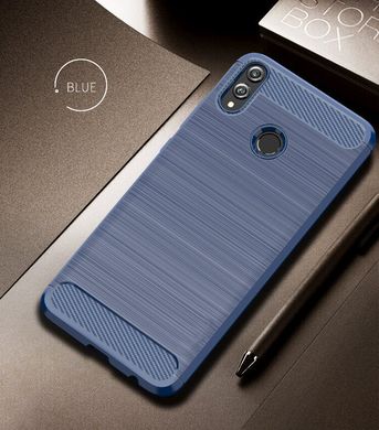 Чохол Carbon для Xiaomi Redmi 7 бампер оригінальний Blue