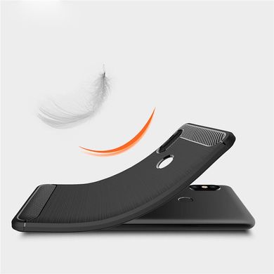 Чехол Carbon для Xiaomi Mi A2 / Mi 6X бампер Black