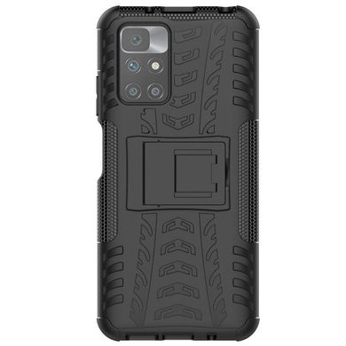 Чехол Armor для Xiaomi Redmi Note 11 4G противоударный бампер Black