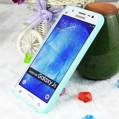 Чехол Style для Samsung J7 Neo / J701 Бампер силиконовый голубой