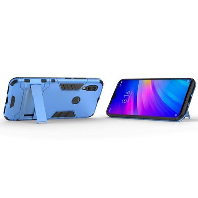 Чехол Iron для Xiaomi Redmi 7 бампер противоударный Blue