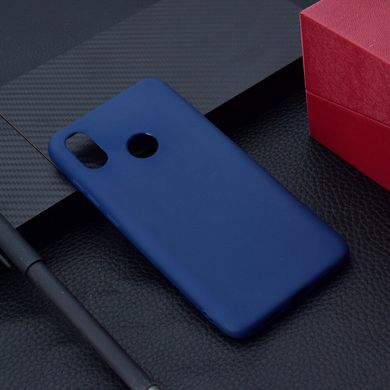 Чехол Style для Xiaomi Redmi Note 6 Pro Бампер силиконовый синий