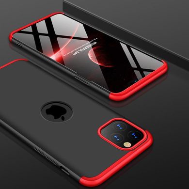 Чехол GKK 360 для Iphone 11 Pro Бампер оригинальный с вырезом Black-Red