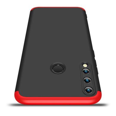 Чехол GKK 360 для Huawei P40 Lite E бампер противоударный Black-Red
