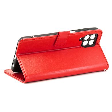 Чехол Idewei для Samsung Galaxy M33 / M336 книжка кожа PU с визитницей красный