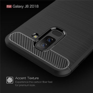 Чехол Carbon для Samsung J8 2018 / J810F бампер Black