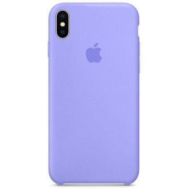 Чехол Silicone Сase для Iphone X бампер накладка Lilac