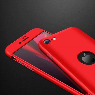 Чохол GKK 360 для Iphone SE 2020 Бампер оригінальний з вирізом Red