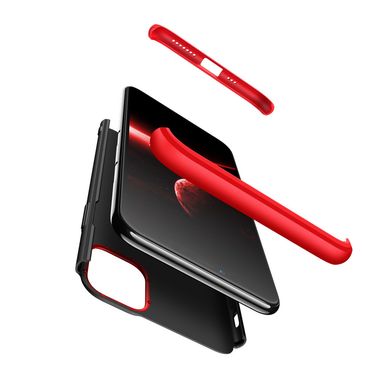 Чохол GKK 360 для Iphone 11 Pro Бампер оригінальний з вирізом Black-Red