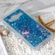 Чехол Glitter для Samsung G530 / G531 / Galaxy Grand Prime Бампер Жидкий блеск Синий УЦЕНКА