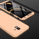 Чехол GKK 360 для Samsung J6 Plus 2018 / J610 оригинальный бампер Gold