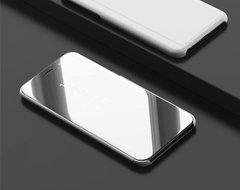 Чехол Mirror для Honor 7C / AUM-L41 5.7" книжка зеркальный Clear View Silver