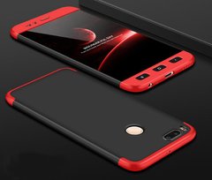 Чехол GKK 360 для Xiaomi mi A1 / mi 5x Бампер Black+Red