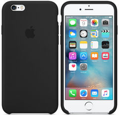 Чехол Silicone Сase для Iphone 6 Plus / Iphone 6s Plus бампер накладка Black