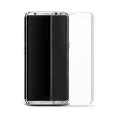 Защитное 3D стекло AVG для Samsung Galaxy S9 / G960 прозрачное закругленное