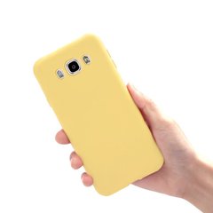 Чохол Style для Samsung J7 2016 / J710 Бампер силіконовий Жовтий