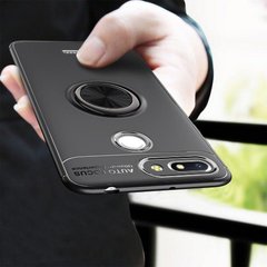 Чехол TPU Ring для Xiaomi Redmi 6 бампер оригинальный Black с кольцом
