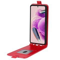 Чехол IETP для Xiaomi Redmi Note 12S флип вертикальный кожа PU красный