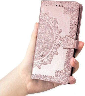 Чехол Vintage для Iphone 5 / 5s / SE книжка кожа PU розовый