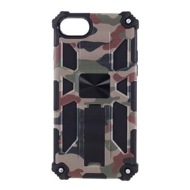 Чехол Military Shield для Iphone 7 / Iphone 8 бампер противоударный с подставкой Khaki